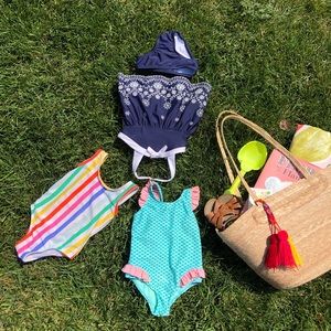 THREE 3T swim,GAP, Cat & Jack, Sweet Pineapple